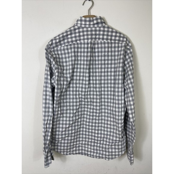 J Crew Men’s Shirt Secret Wash Gingham Button Down Long Sleeve M Classic Fit - Picture 3 of 6